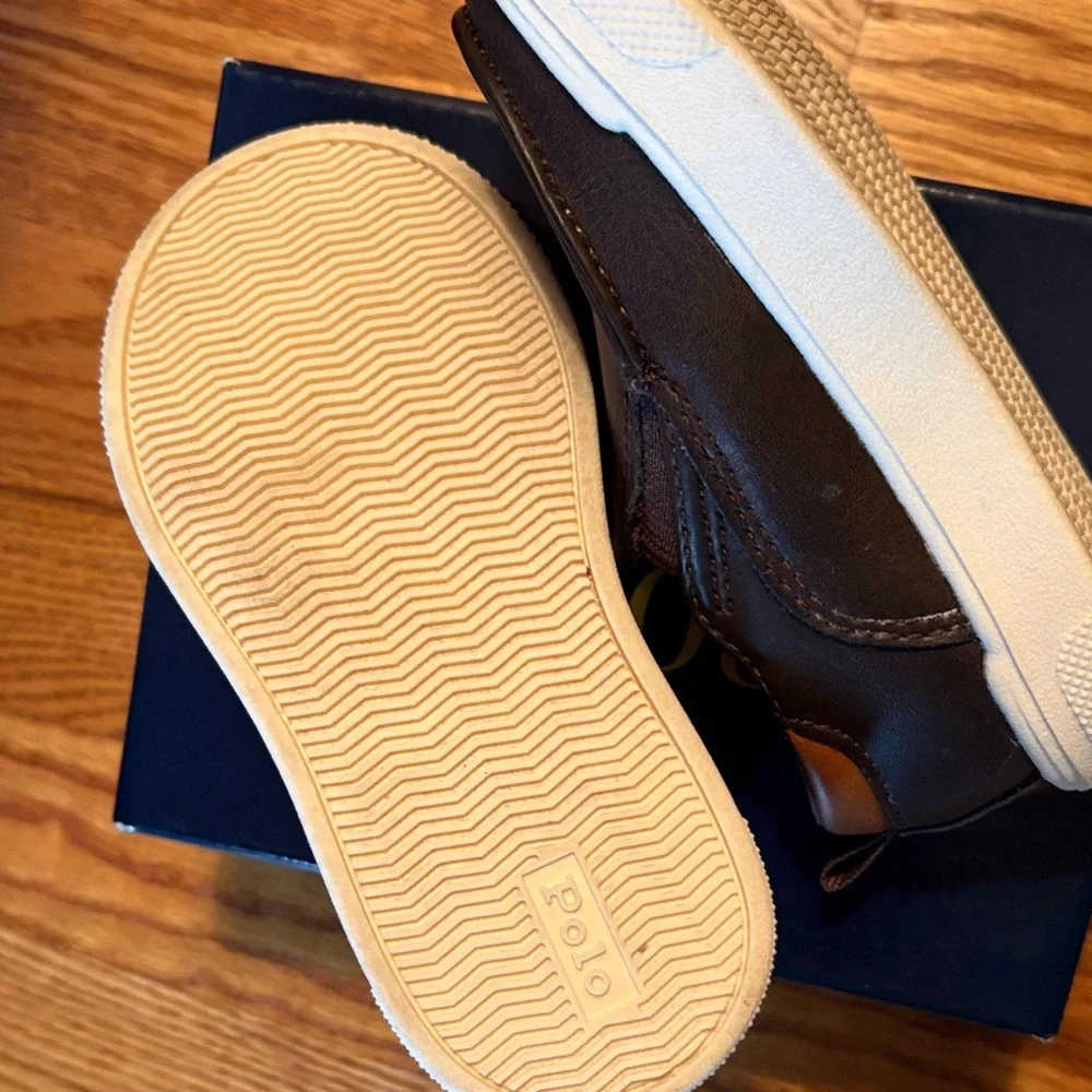 Polo by Ralph Lauren Kids Brown Moccasins